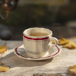 Retro Small Coffee Cup with a Unique Design, Niche, Small Capacity, Mini, Artistic, Vintage Style, Underglaze Color, Wabi-Sabi Cup