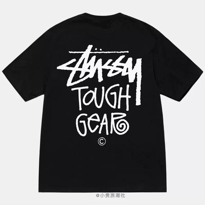 Stussy world tour tee世界巡遊男士短袖T恤寬鬆女潮牌純棉情侶裝-Taobao