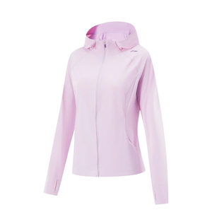 
Li Ning sports windbreaker women's 25 summer sun protection clothes ice-sensing comfort fitness skin clothes knitted jacket AFDV286