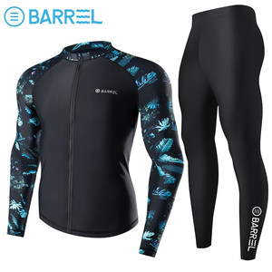 
New surf suit quick-drying swimsuit sun protection wetsuit cardigan professional sports men's snorkeling diver long-sleeved suit