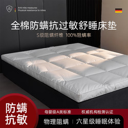 Five-Star Hotel Home Bedroom Mattress Soft Pad, All-Cotton Fiber Mattress, Anti-Mite Pure Cotton Single-Use Mattress Pad