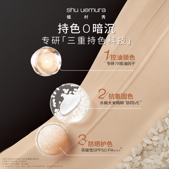 Shu Uemura リキッドファンデーション サンプルセット - 1ml x 3