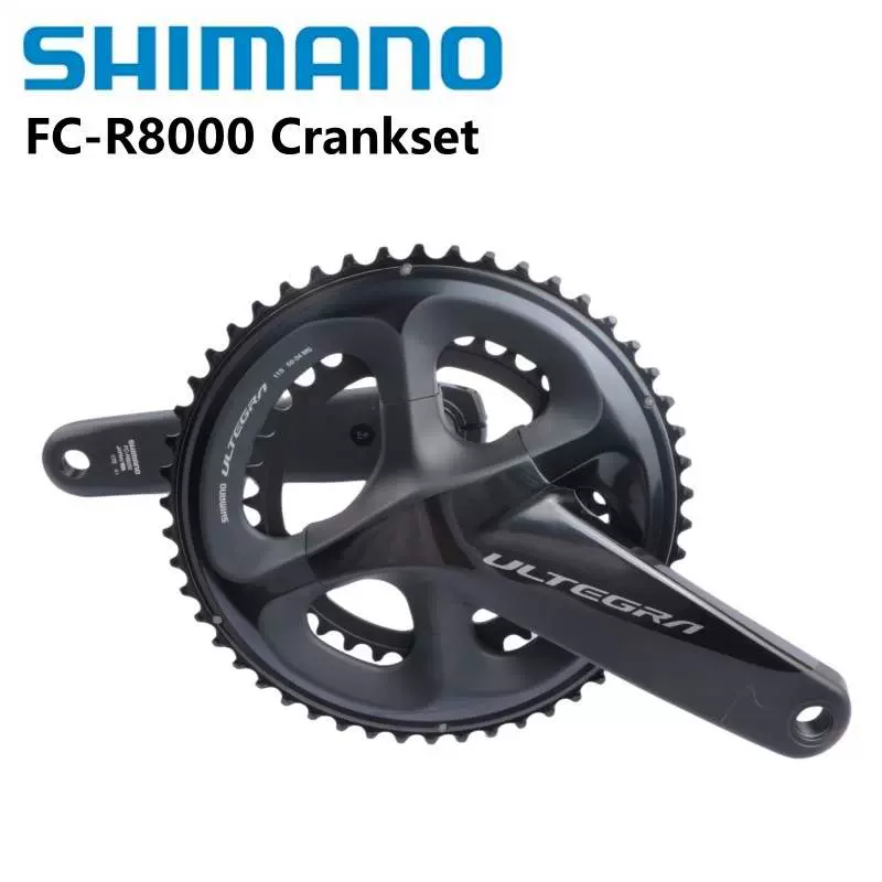 适用于Shimano Ultegra R8000牙盘曲柄组中轴170 50 34t 52-36t-Taobao