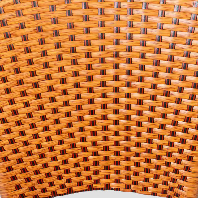 Rattan chair single simple rattan editing modern outdoor courtyard ...