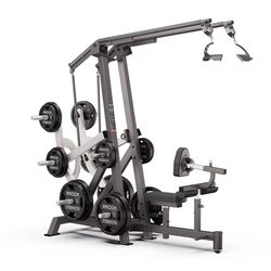 Prime Fitness Equipment High Pull Back Seated Leg Extension Back Muscle Trainer Gym Equipment Commercial Use