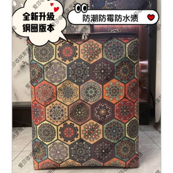 Household Zipper Clothing Storage Box Quilt Toy Fabric Wardrobe Storage Organizer Dormitory Moving Storage Bag