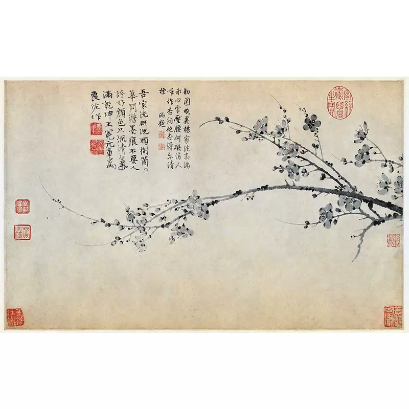 中国古美術・純手描き人物画芯・觀音画像・吴道子印款・肉筆