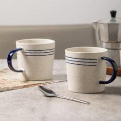 Japanese Retro Mug, Large Capacity Ceramic Cup for Home Use, Milk Oatmeal Cup, Coffee Cup, Office Cup, Water Cup