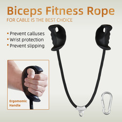 Fitness Handle, Fitness Rowing Pull-Back Pull-Up, High Pull-Up, Pull-Down Curvature Grip Accessories