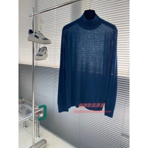 
Minimalist autumn and winter men's sweaters, sweaters, pullovers, loose long sleeves, half turtleneck, cashmere, breathable and versatile