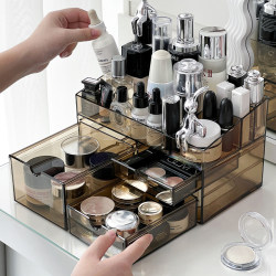Japanese Imported Cosmetics Storage Box Acrylic Dressing Table Skincare Shelf Organizer Desktop High-End
