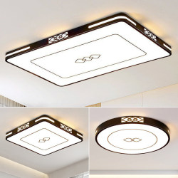 Guangdong Zhongshan Lighting 2026 New Model Living Room Lamp Modern Simple and Elegant Hall Led Ceiling Lamp Whole House Package