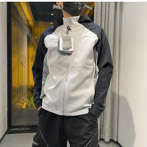 Italian brand cabinet 1189 three-dimensional tailoring spring and autumn couple hooded fleece simple sports and casual jacket jacket
