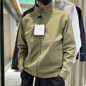 
Italian brand cabinet 1189 three-dimensional tailoring spring and autumn couple standing collar elastic simple sports and casual jacket jacket