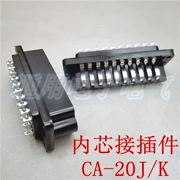 HAOGNCN Haoguang CA-20J/K đầu nối hình chữ nhật đầu nối ổ cắm hàng không đầu nối ổ cắm 20 lõi màu đen