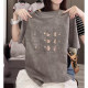 Heavy Industry Embroidery Sequin Short Sleeve T-shirt for Women 2025 Summer New Loose and Versatile Casual Design Women's Top
