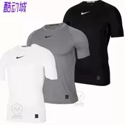 Quần bó Nike Pro nam tay ngắn tập chạy bóng rổ co giãn Áo thun thể thao quần áo thể dục nhanh khô thoáng khí