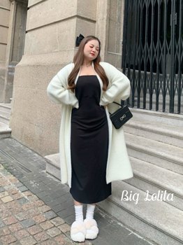Spring cardigan elegant long coat