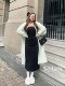 260Jin [Jin is equal to 0.5kg] can be worn! Large size slightly fat autumn mink velvet women's coat long sweater cardigan coat fat MM200Jin [Jin is equal to 0.5kg]