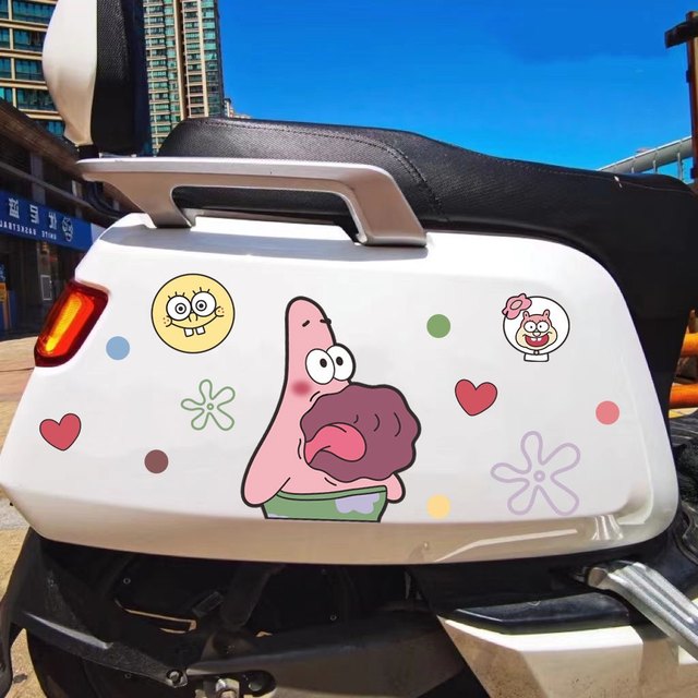 SpongeBob SquarePants Pai Daxing car cover scratch stickers electric ...