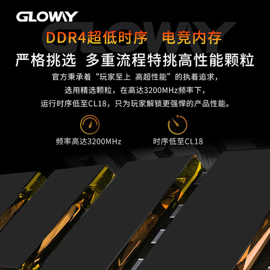 Gloway Tiance II 16GB (2x8GB) DDR4 3200MHz RGB Desktop Memory