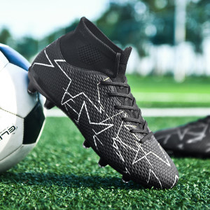 
Children's football shoes for boys breaking nails for Messi junior high school students long nails for teenagers high-top training nails for autumn