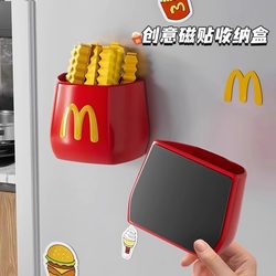 Special magnetic stickers for refrigerator magnets and storage racks