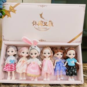 Girls Children Passing the Doll Doll for Toy Small Princess Set 3-4-5-6, 2 Sixth Sixth birthday gifts