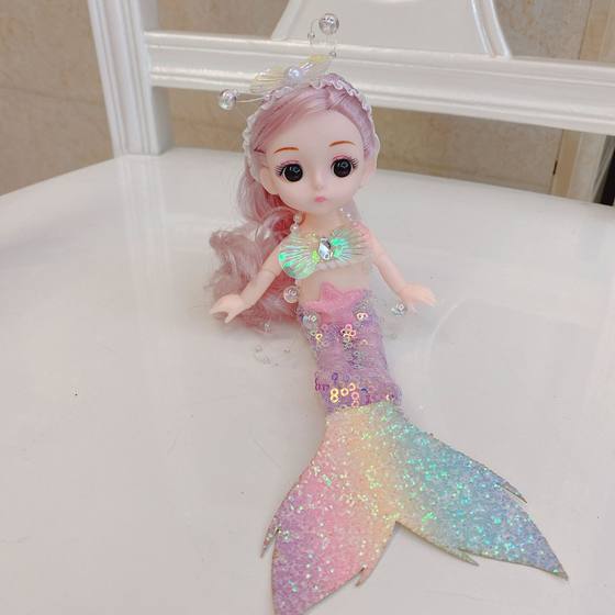 16 cm mermaid princess Baba doll suit doll girl children's toys simulation exquisite gift box