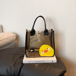 2025 New Cartoon Cute Waterproof Hand-Held Cosmetic Bag, Toiletry Bag, Fitness Yoga Bag, Work Hand-Held Commuting Bag