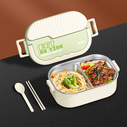 Lunch Box for Girls, Portable Compartmentalized Lunch Box for Office Workers, 304 Stainless Steel Divided Lunch Box