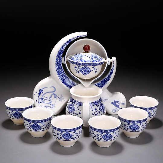 富裕バブルセラミックカンフー茶器セット - 中国風磁器ティーポット