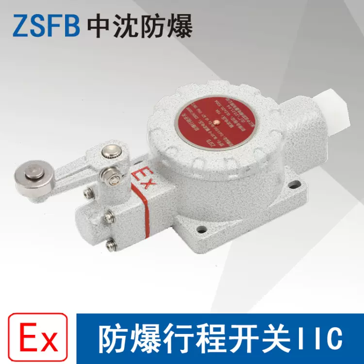 浙江中沈BLX5-D防爆行程开关ExdIICT6电流5A电压220V380V螺纹DN15 