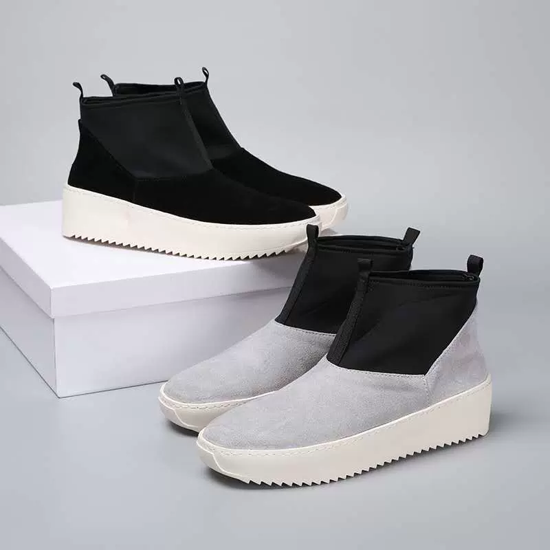 2019新款Fear of God 靴子黑色灰色高帮男鞋- Taobao