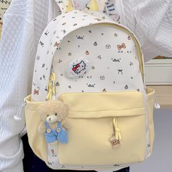 Schoolbags for Junior High School Girls, High School Students, Korean Style, High-Looking, Niche, 2025 New Style, Large-Capacity Backpacks for Girls