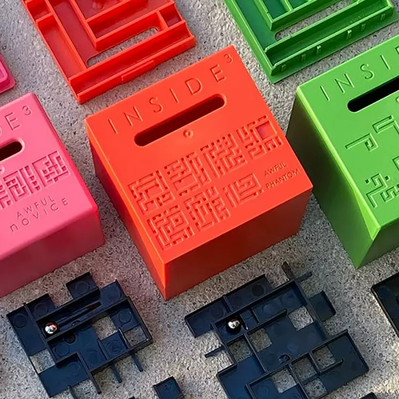 inside3立体迷宫法国正版3d高智商烧脑玩具益智滚珠闯关puzzle