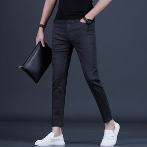 
Nine-point pants men's jeans men's summer trend slim fit small feet high-end men's clothing nine-point pants men's slimming