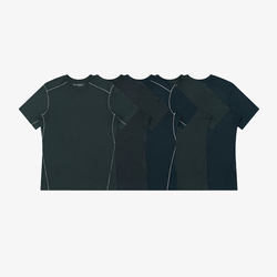 No Logo / Agile * 20 Wool Quick-Drying Breathable Deodorizing Sports Fitness Outdoor Round Neck Short Sleeves