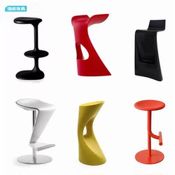 Designer Fiberglass Creative Outdoor Leisure Chair Front Desk Bar Stool Fishbone Chair Three-Section Bar Chair