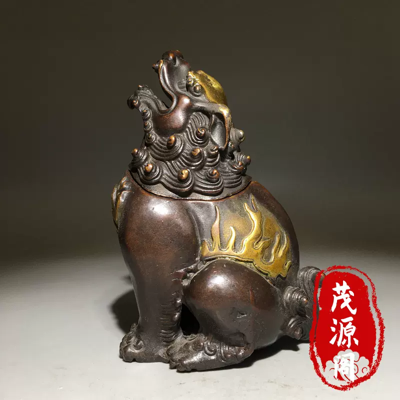 铜鎏金狮子香炉 铜鎏金狮子香炉 铜的狮子薰香炉- Top 50件铜的狮子