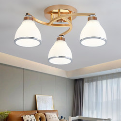 Restaurant Chandelier with Three Heads, 25 New Models, Modern Minimalist Creative Lighting, Minimalist Study Room Bedroom Ceiling-Mounted Nordic Commercial Lighting Fixtures