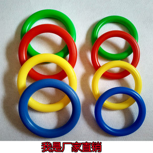 The kindergarten silent gymnastics rings throwing the rim children's fixed plastic fruit pad watermelon basket football placement seat
