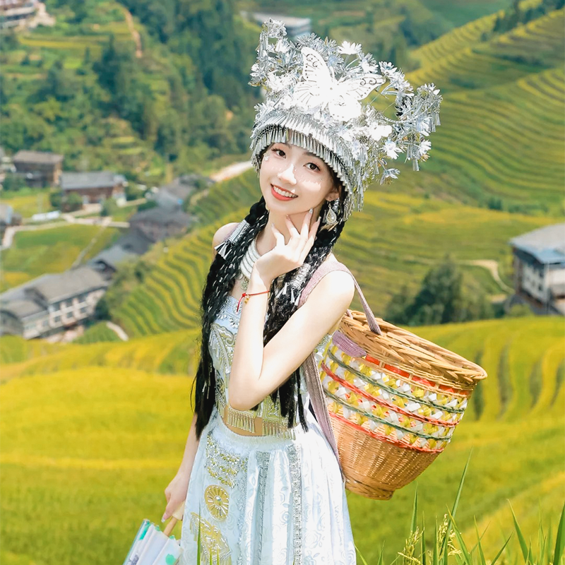 桂林旅游五日游私家小团龙脊梯田阳朔漓江游船竹筏包车纯玩5天4晚