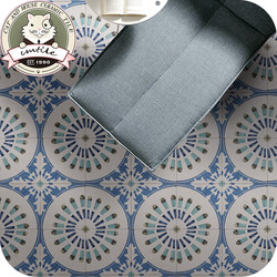 Nordic Style Blue Mosaic Tiles Bathroom Balcony Bedroom Kitchen Non-Slip Tiles Store Matte 200*200