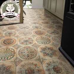 American Retro Tiles Balcony Terrace Restaurant Kitchen Background Wall Kitchen and Bathroom Tiles Simple Modern Non-Slip Floor Tiles