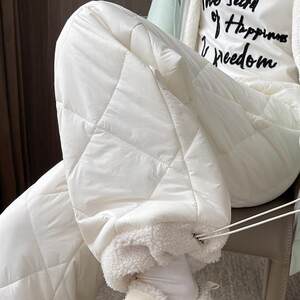 
Thickened windproof down pants women's jacket winter new casual sports pants Northeast cold-proof lambsmere warm cotton pants