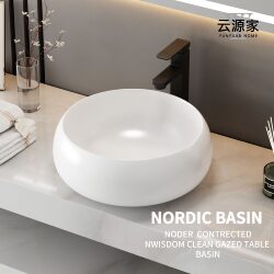 Round Countertop Washbasin Balcony Bathroom Size Household Washbasin