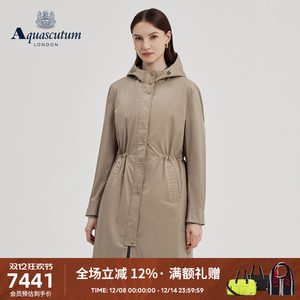 
Aquascutum/Yageshidan 2025 autumn and winter new women's detachable cotton vest, long windbreaker jacket