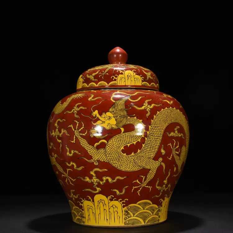 大明成化年製盖罐 大明成化年製盖罐 古玩古董官窑瓷器陶瓷大明成化