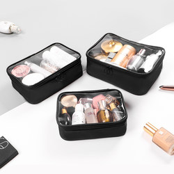 Internet Celebrity ins Style Super Popular Large-Capacity Portable Transparent Waterproof Cosmetic Bag for Women Travel Toiletry Storage Bag